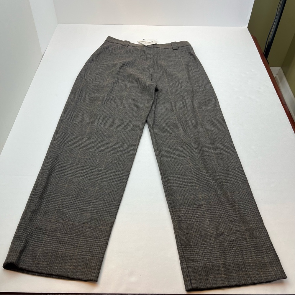A.L.C. Franklin Tailored Crop Pant Charcoal Grey Gray Multi Wool Blend SZ 2 NEW - Picture 15 of 15